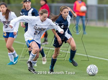 Thumbnail 1 in O'Connor vs. Clemens (UIL Area Playoff) photogallery.