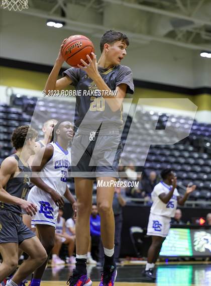 Thumbnail 1 in Dallas Christian vs. Kaufman (Kaufman Holiday Tournament) photogallery.