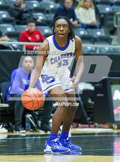 Thumbnail 3 in Dallas Christian vs. Kaufman (Kaufman Holiday Tournament) photogallery.