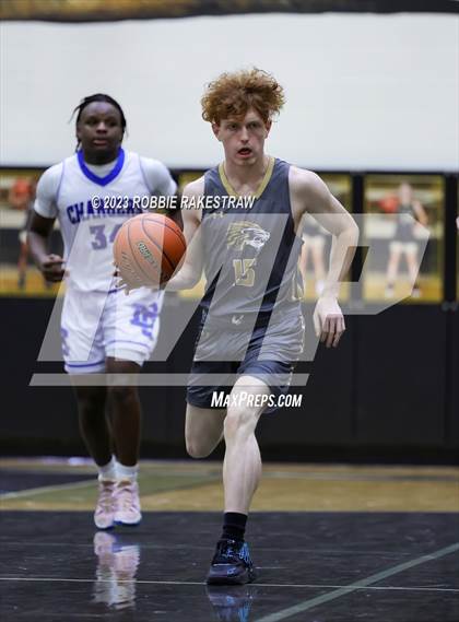 Thumbnail 3 in Dallas Christian vs. Kaufman (Kaufman Holiday Tournament) photogallery.