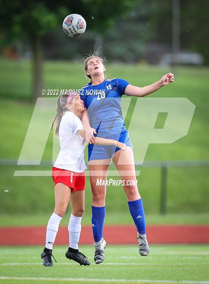 Thumbnail 1 in Rochester vs. Athens (MHSAA Division I Regional Final) photogallery.