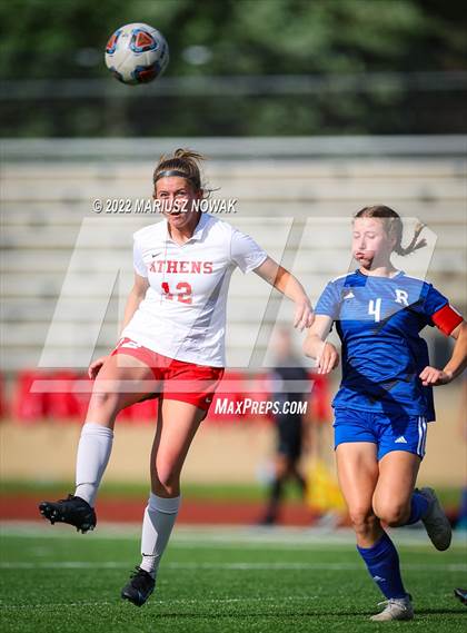 Thumbnail 1 in Rochester vs. Athens (MHSAA Division I Regional Final) photogallery.