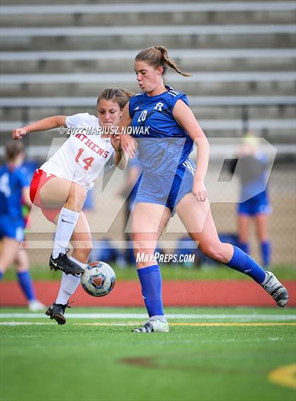 Thumbnail 1 in Rochester vs. Athens (MHSAA Division I Regional Final) photogallery.