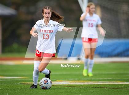 Thumbnail 1 in Rochester vs. Athens (MHSAA Division I Regional Final) photogallery.
