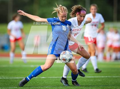 Thumbnail 2 in Rochester vs. Athens (MHSAA Division I Regional Final) photogallery.
