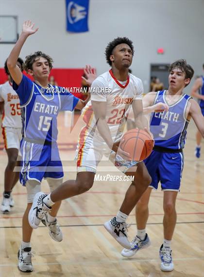 Thumbnail 3 in Erath vs. Brusly (LHSAA Div II Non-Select Bi-District) photogallery.