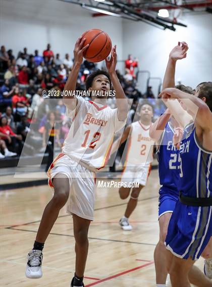 Thumbnail 2 in Erath vs. Brusly (LHSAA Div II Non-Select Bi-District) photogallery.