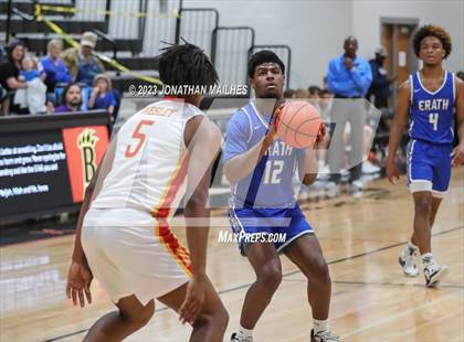 Thumbnail 2 in Erath vs. Brusly (LHSAA Div II Non-Select Bi-District) photogallery.