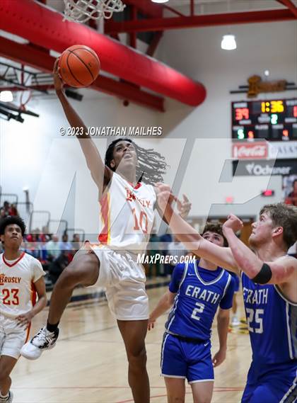 Thumbnail 3 in Erath vs. Brusly (LHSAA Div II Non-Select Bi-District) photogallery.