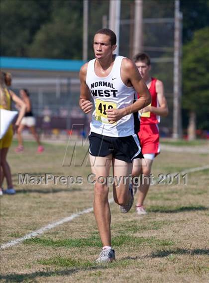 Thumbnail 2 in Galesburg Cross Country Invitational photogallery.