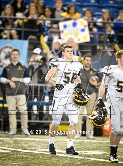 Thumbnail 2 in Bellevue vs Bishop Blanchard (WIAA 3A Semifinal) photogallery.