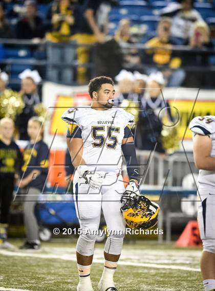 Thumbnail 2 in Bellevue vs Bishop Blanchard (WIAA 3A Semifinal) photogallery.