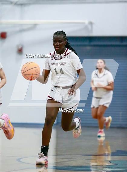 Thumbnail 1 in Notre Dame (SO) vs Notre Dame Academy (Riptide GBB Showcase) photogallery.