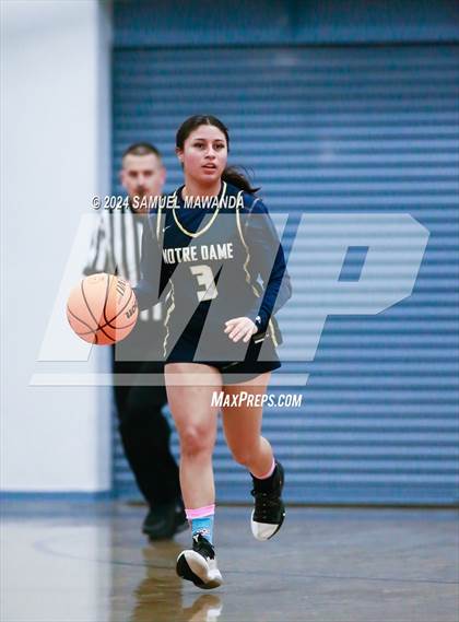 Thumbnail 2 in Notre Dame (SO) vs Notre Dame Academy (Riptide GBB Showcase) photogallery.