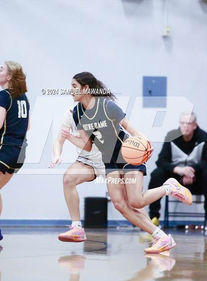 Thumbnail 2 in Notre Dame (SO) vs Notre Dame Academy (Riptide GBB Showcase) photogallery.