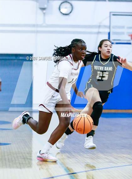 Thumbnail 1 in Notre Dame (SO) vs Notre Dame Academy (Riptide GBB Showcase) photogallery.
