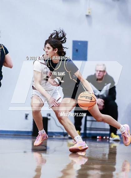 Thumbnail 1 in Notre Dame (SO) vs Notre Dame Academy (Riptide GBB Showcase) photogallery.