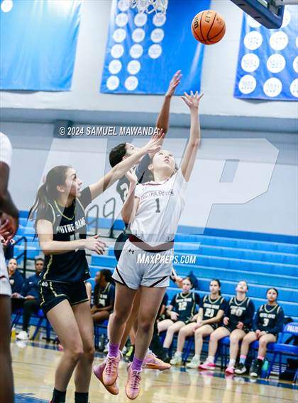 Thumbnail 3 in Notre Dame (SO) vs Notre Dame Academy (Riptide GBB Showcase) photogallery.