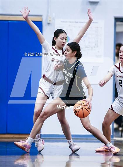 Thumbnail 1 in Notre Dame (SO) vs Notre Dame Academy (Riptide GBB Showcase) photogallery.