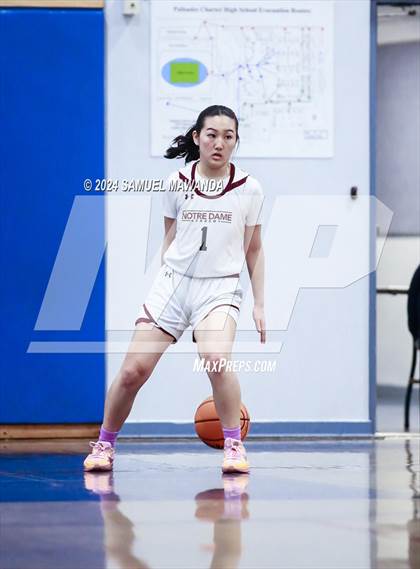 Thumbnail 2 in Notre Dame (SO) vs Notre Dame Academy (Riptide GBB Showcase) photogallery.