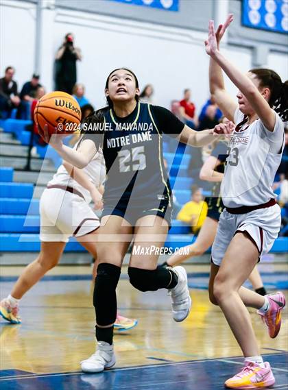 Thumbnail 1 in Notre Dame (SO) vs Notre Dame Academy (Riptide GBB Showcase) photogallery.