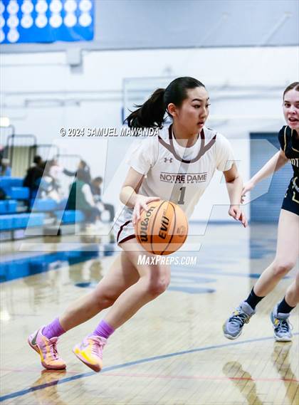 Thumbnail 3 in Notre Dame (SO) vs Notre Dame Academy (Riptide GBB Showcase) photogallery.