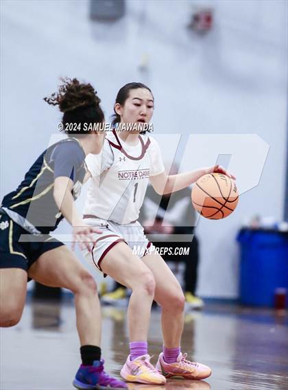 Thumbnail 2 in Notre Dame (SO) vs Notre Dame Academy (Riptide GBB Showcase) photogallery.
