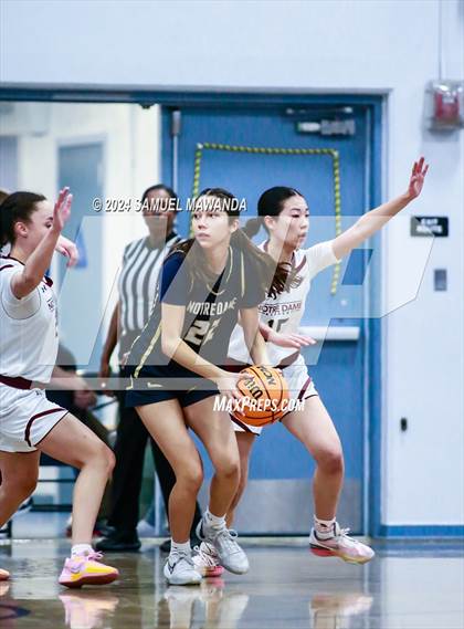 Thumbnail 3 in Notre Dame (SO) vs Notre Dame Academy (Riptide GBB Showcase) photogallery.