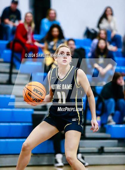 Thumbnail 2 in Notre Dame (SO) vs Notre Dame Academy (Riptide GBB Showcase) photogallery.