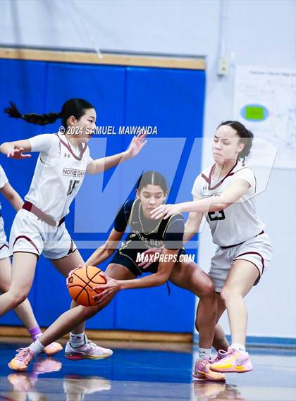 Thumbnail 3 in Notre Dame (SO) vs Notre Dame Academy (Riptide GBB Showcase) photogallery.