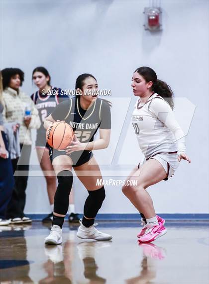 Thumbnail 3 in Notre Dame (SO) vs Notre Dame Academy (Riptide GBB Showcase) photogallery.