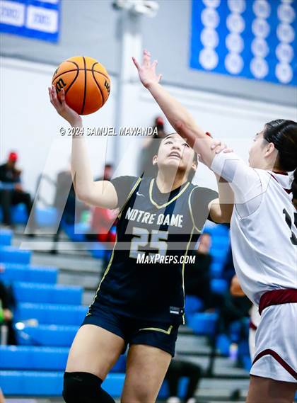 Thumbnail 2 in Notre Dame (SO) vs Notre Dame Academy (Riptide GBB Showcase) photogallery.