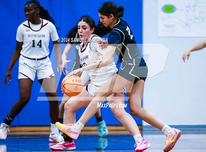 Thumbnail 2 in Notre Dame (SO) vs Notre Dame Academy (Riptide GBB Showcase) photogallery.