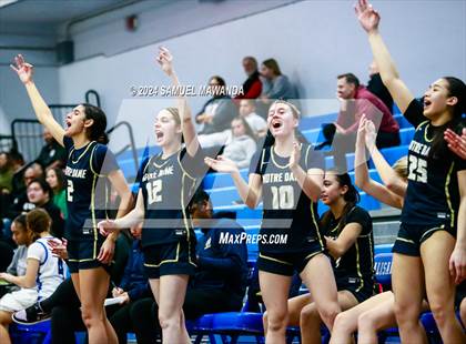 Thumbnail 1 in Notre Dame (SO) vs Notre Dame Academy (Riptide GBB Showcase) photogallery.