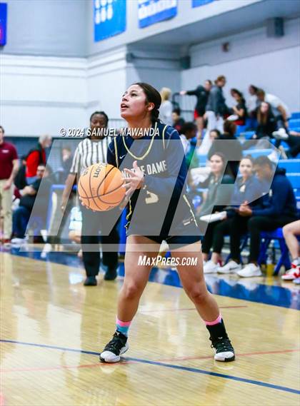 Thumbnail 1 in Notre Dame (SO) vs Notre Dame Academy (Riptide GBB Showcase) photogallery.