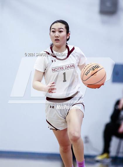 Thumbnail 1 in Notre Dame (SO) vs Notre Dame Academy (Riptide GBB Showcase) photogallery.
