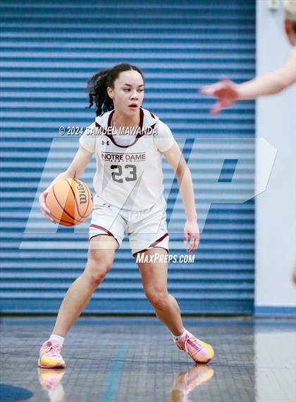 Thumbnail 2 in Notre Dame (SO) vs Notre Dame Academy (Riptide GBB Showcase) photogallery.
