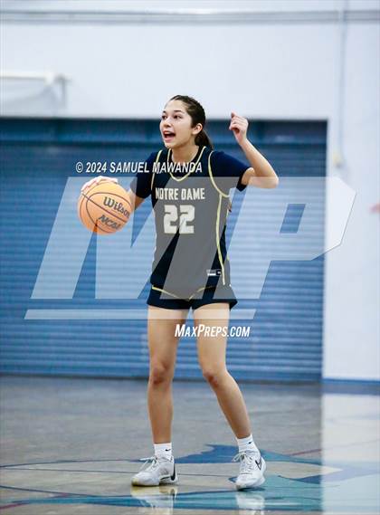 Thumbnail 3 in Notre Dame (SO) vs Notre Dame Academy (Riptide GBB Showcase) photogallery.