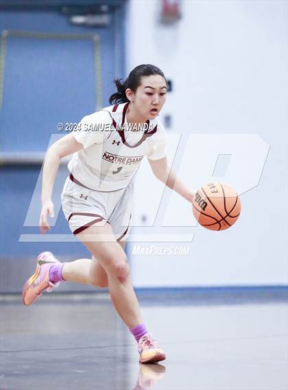 Thumbnail 1 in Notre Dame (SO) vs Notre Dame Academy (Riptide GBB Showcase) photogallery.