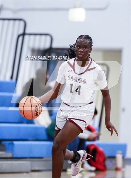 Thumbnail 2 in Notre Dame (SO) vs Notre Dame Academy (Riptide GBB Showcase) photogallery.