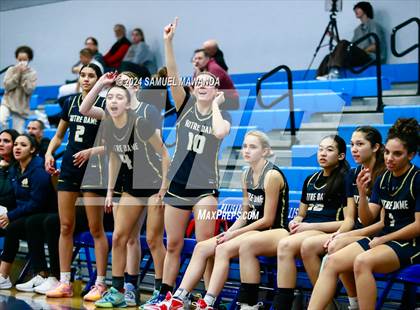 Thumbnail 2 in Notre Dame (SO) vs Notre Dame Academy (Riptide GBB Showcase) photogallery.