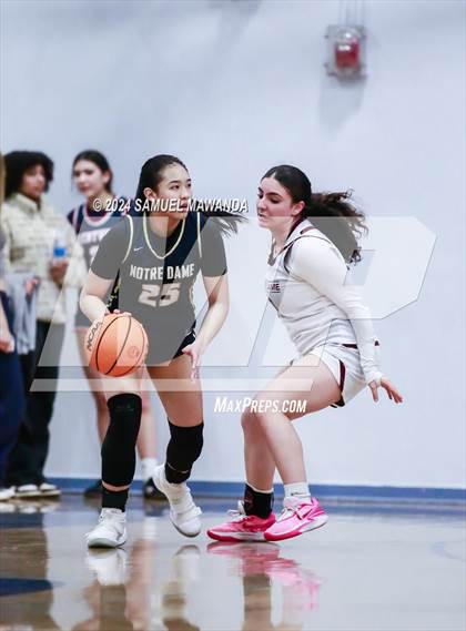 Thumbnail 1 in Notre Dame (SO) vs Notre Dame Academy (Riptide GBB Showcase) photogallery.