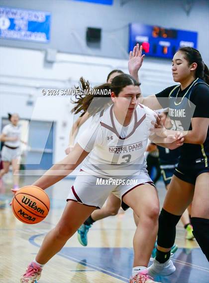 Thumbnail 1 in Notre Dame (SO) vs Notre Dame Academy (Riptide GBB Showcase) photogallery.