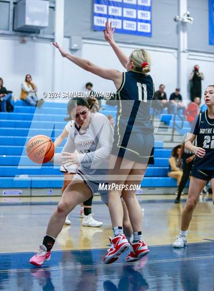 Thumbnail 2 in Notre Dame (SO) vs Notre Dame Academy (Riptide GBB Showcase) photogallery.