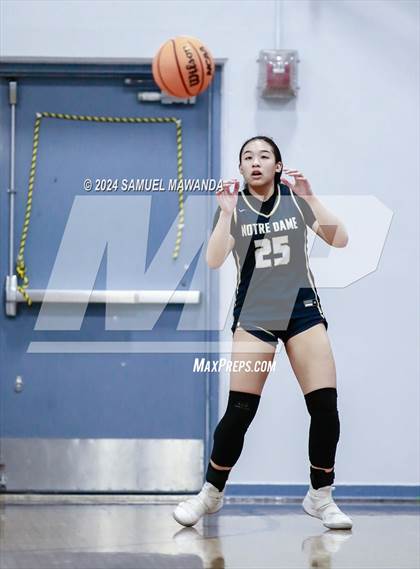 Thumbnail 2 in Notre Dame (SO) vs Notre Dame Academy (Riptide GBB Showcase) photogallery.