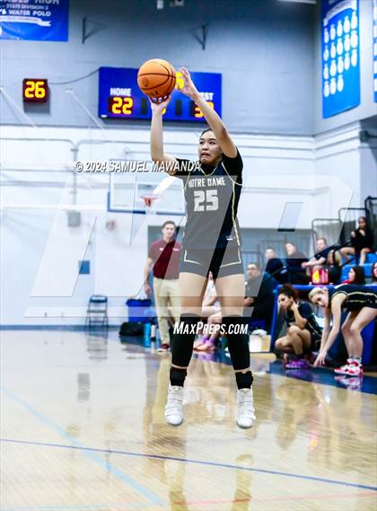Thumbnail 1 in Notre Dame (SO) vs Notre Dame Academy (Riptide GBB Showcase) photogallery.