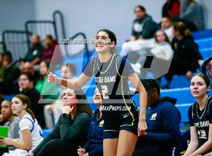 Thumbnail 1 in Notre Dame (SO) vs Notre Dame Academy (Riptide GBB Showcase) photogallery.