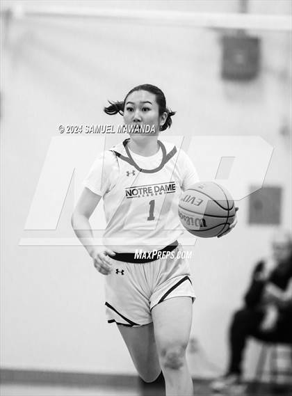 Thumbnail 2 in Notre Dame (SO) vs Notre Dame Academy (Riptide GBB Showcase) photogallery.