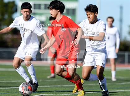 Thumbnail 2 in Burlingame vs. Saint Francis (Sunnyvale Christmas Cup) photogallery.