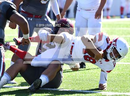 Thumbnail 3 in JSerra Catholic vs. Milton (Trinity League vs. USA Showcase) photogallery.
